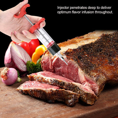 BBQ Meat Flavor Injector Needle Marinade Injector Chicken Flavor