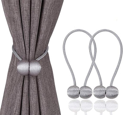 Magnetic Curtain Tiebacks for Window Decoration 1 Pair(2PCS)
